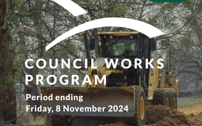 Council Works Program – Period Ending 8th November 2024