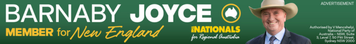 Barnaby Joyce MP Leaderboard Advertisement