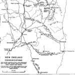Map early routes from RB Walker's Old New England