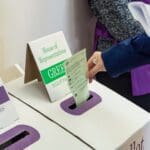 Melbourne,,Australia, ,July,2,,2016:,A,Voter,Casting,A