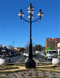 Bourke Street Light Pole