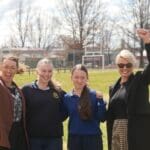 Mayor Margot Davis, Mia Watson, Imogen Biddle and Glen Innes High School Relieving Principal Natalie Hill 2
