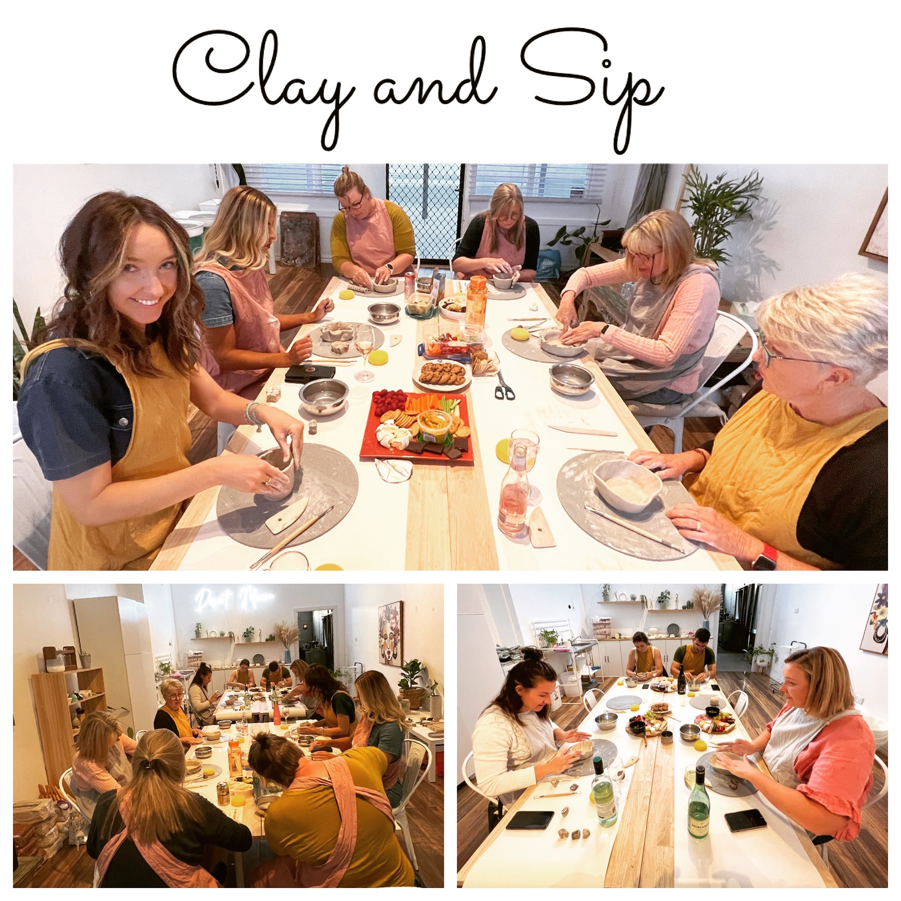 Clay and Sip Workshop