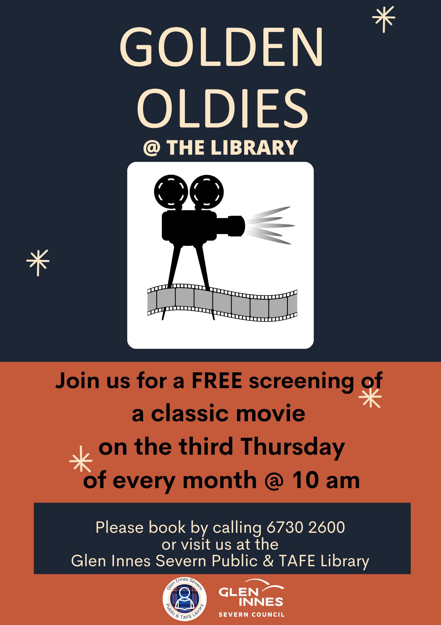 Golden Oldies Movie at the Library