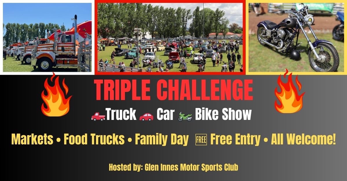 Glen Innes Men's Shed Markets + Show & Shine