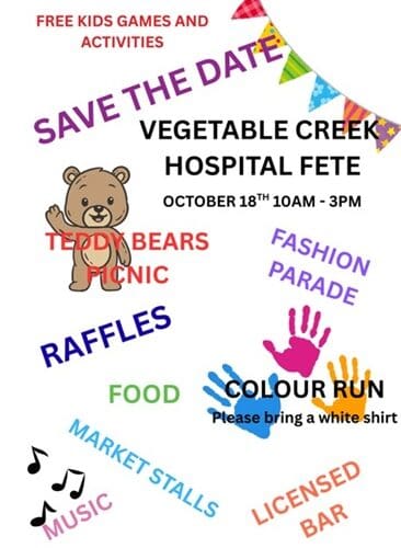 A Day of Country Fun and Community Spirit – Vegetable Creek Hospital Fete –!