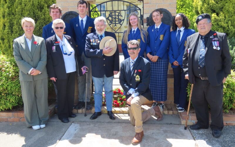 Remembrance Day Ceremony at Glen Innes High School