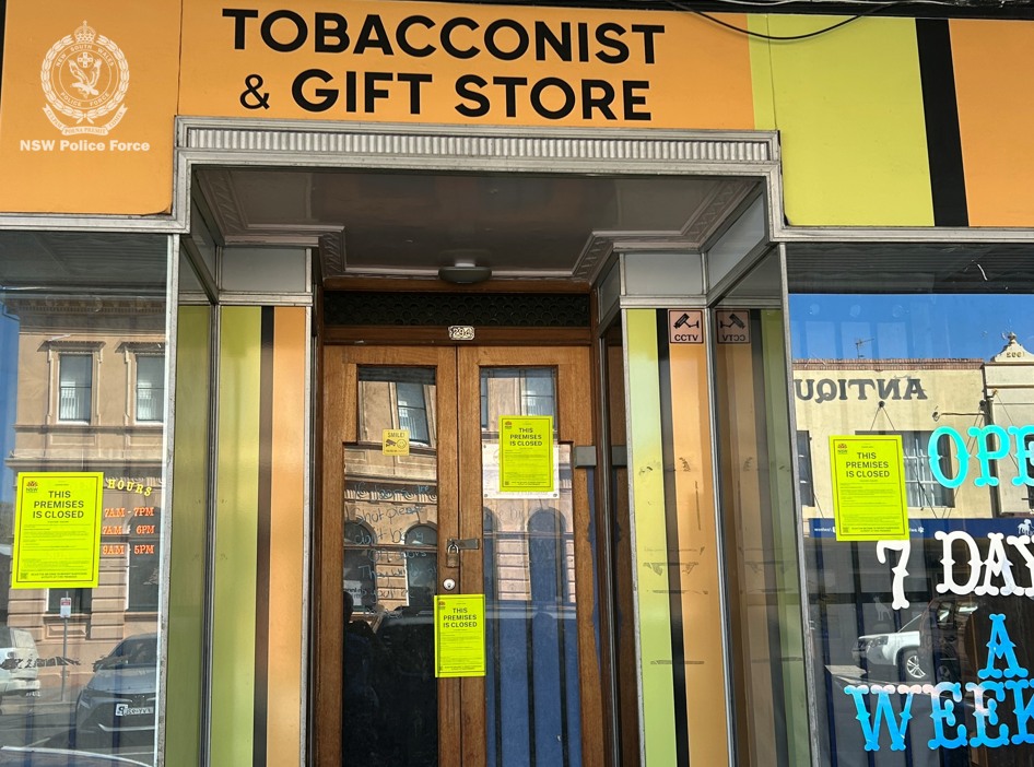 tobacco shop closure