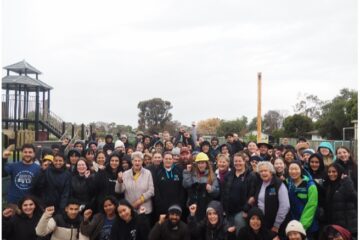 STUDENTS FROM THE BIG LIFT VOLUNTEER  IN DEEPWATER