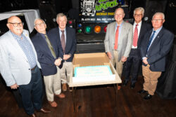 Original Team Members 1975 with inaugural president Don Hall
L-R Trevor May, Neville Elphingston, Peter Cowman, Don Hall, Gordon Abbott, David Miller 1
